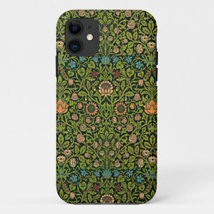 Case-Mate iPhone Case William Morris - Columbine, vert foncé,