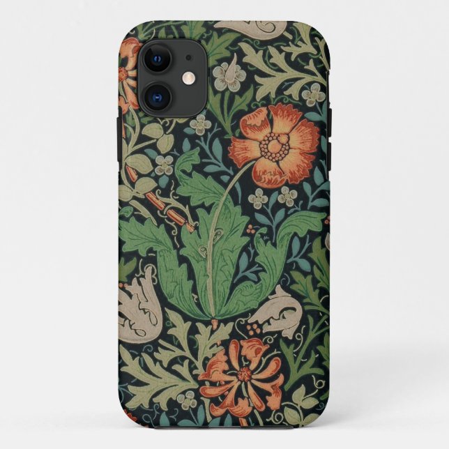 Coques Case-Mate iPhone William Morris Compton Fond d'écran classique (Dos)
