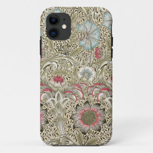 Case-Mate iPhone Case William Morris Corncocktail Crème bleu Rose Floral