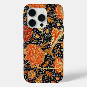 Coque iPhone 15 Pro William Morris design vintage, Cray