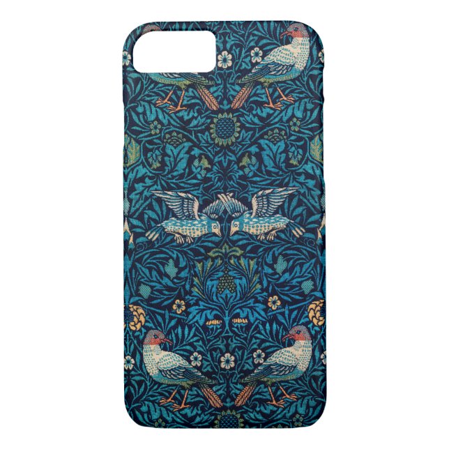Coques Case-Mate iPhone William Morris - Feuilles et Motif aux oiseaux (Dos)