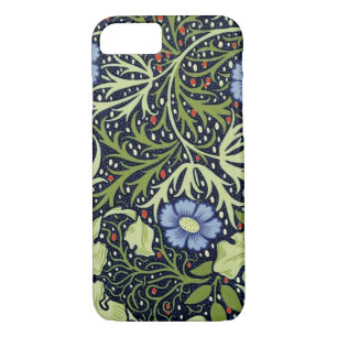 Coque iPhone 7 William Morris Fleur d'antiquité aux algues marine