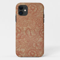 William Morris Fleur de pavot rose Floral