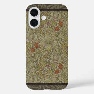 Coques iPhone 16 William Morris Floral Lys willow art design