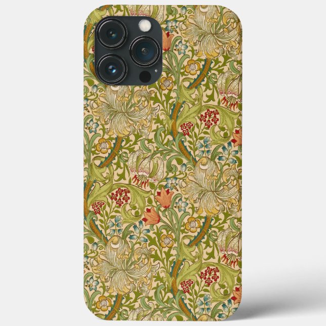 Coques Case-Mate iPhone William Morris "Golden Lily" 2 (Verso)
