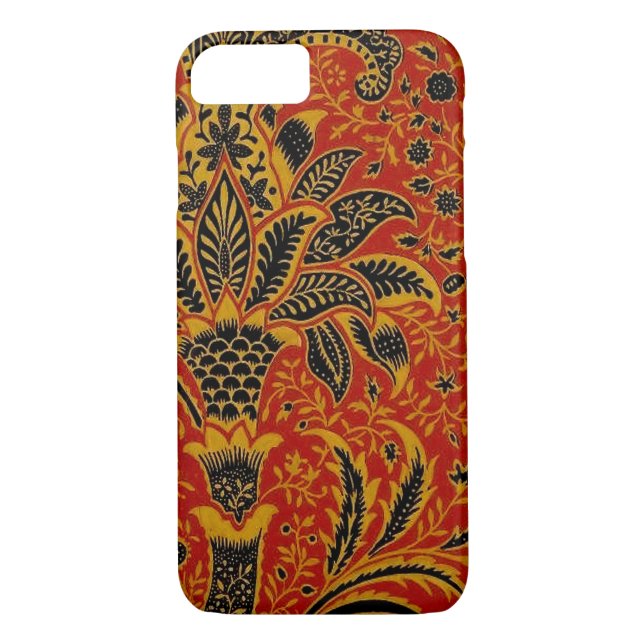 Coques Case-Mate iPhone William Morris Inde Floral rouge (Dos)