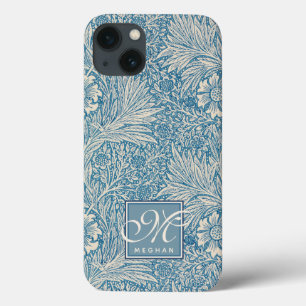 Case-Mate iPhone Case William Morris, Monogramme Art Nouveau Blue Marigo