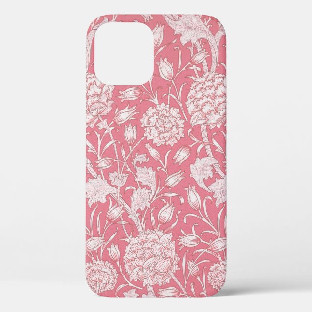 Coques Case-Mate iPhone William Morris Pink Wild Tulip Fond d'écran Motif (Verso)