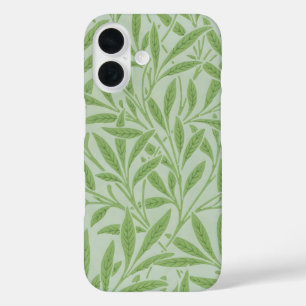 Coque Pour iPhone 16 William Morris Saule Fleur Classique Vert