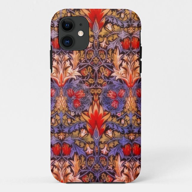 Coques Case-Mate iPhone William Morris Snakeshead Motif exotique (Dos)