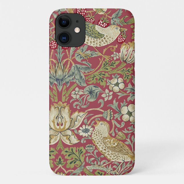 Coques Case-Mate iPhone William Morris Strawberry Thief Motif textile (Dos)