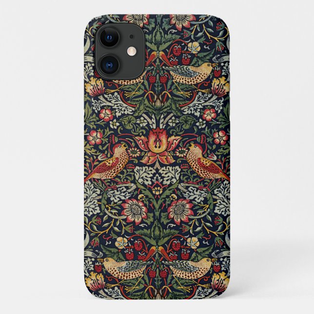 Coques Case-Mate iPhone William Morris Strawberry Thief Motif textile (Dos)
