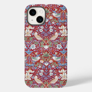 Coque Pour iPhone 14 William Morris Textile Strawberry Thief