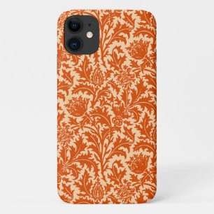 Case-Mate iPhone Case William Morris Thistle Damask, Mandarin Orange
