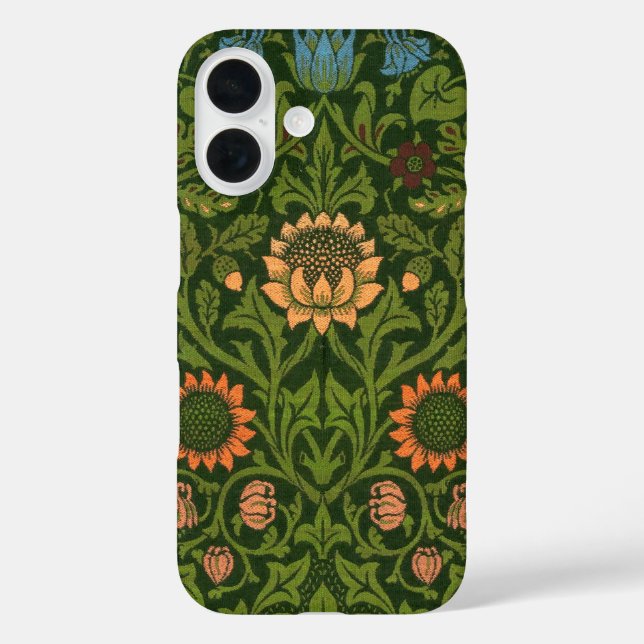 Coques Case-Mate iPhone William Morris Violet et Columbine Art Rug (Verso)