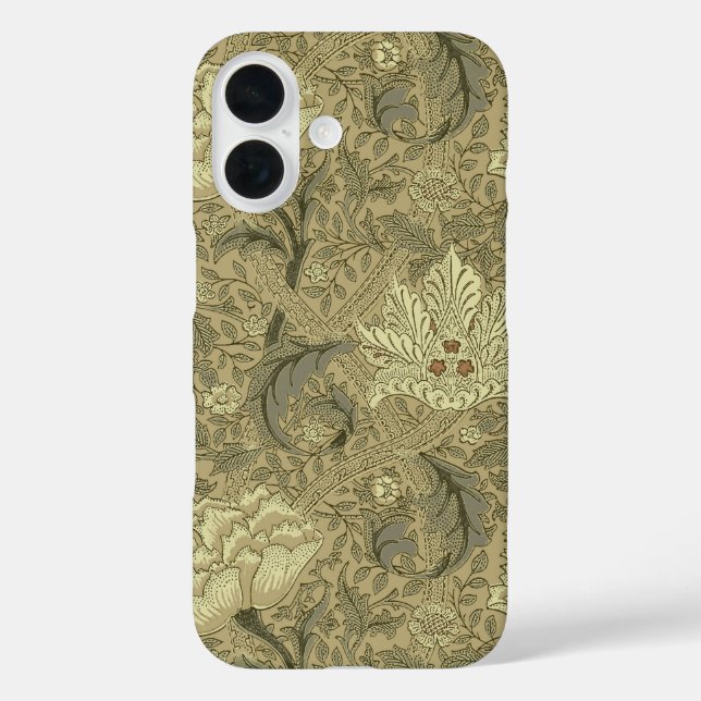 Coques Case-Mate iPhone William Morris Windrush Motif de fond d'écran (Verso)