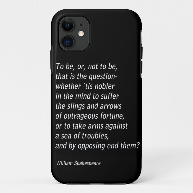 Coques Case-Mate iPhone William Shakespeare`s "Hamlet" (Dos)