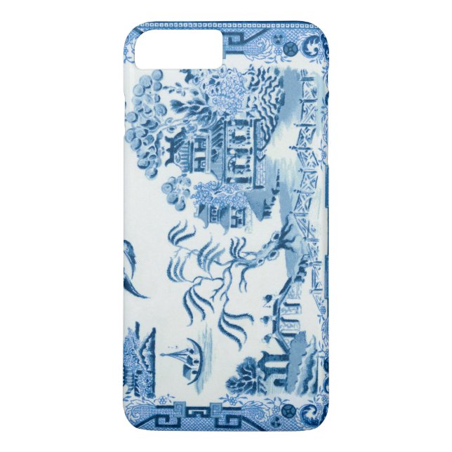 Coques Case-Mate iPhone Willow bleu vintage (Dos)