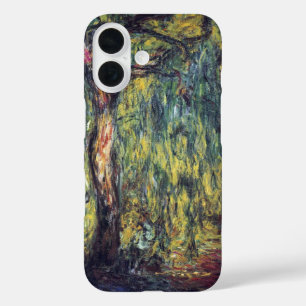 Coque Pour iPhone 16 Willow de Weeping par Claude Monet, Art Vintage