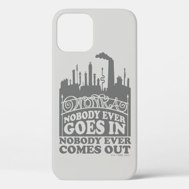 Coques Case-Mate iPhone Willy Wonka Factory - Personne N'Entre Jamais (Verso)