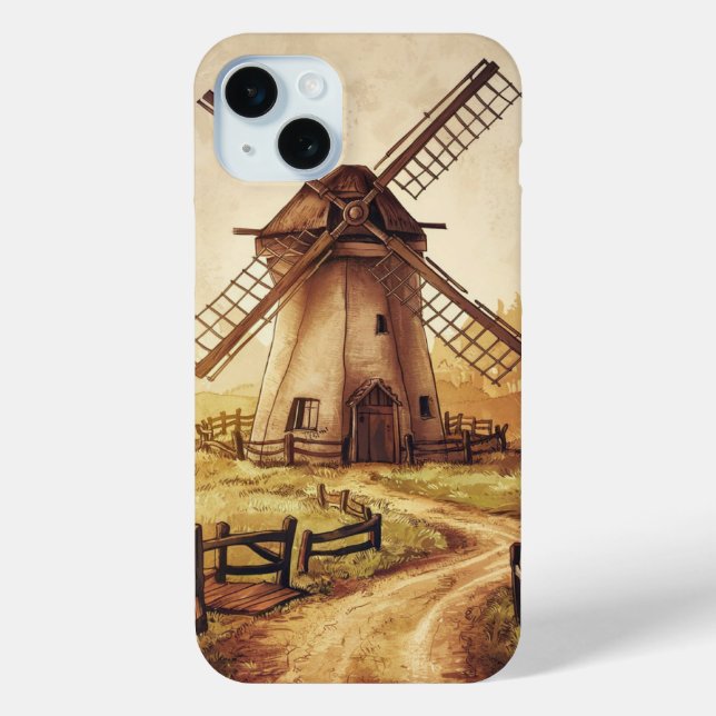 Coques Case-Mate iPhone Windmill vintage (Verso)