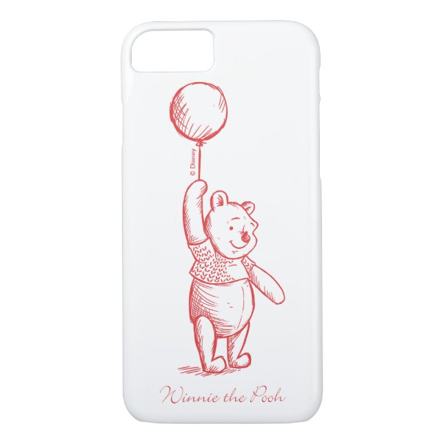 Coques Case-Mate iPhone Winnie le croquis de Pooh (Dos)