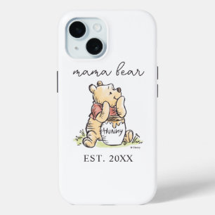 Coque Pour iPhone 15 Winnie l'Ooh   Mama Bear - Nouvelle maman