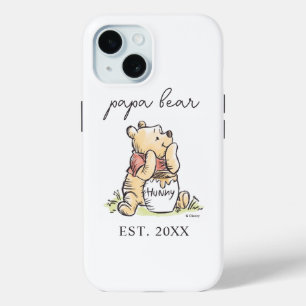 Coque Pour iPhone 15 Winnie l'Ooh   Papa Bear - Nouveau père