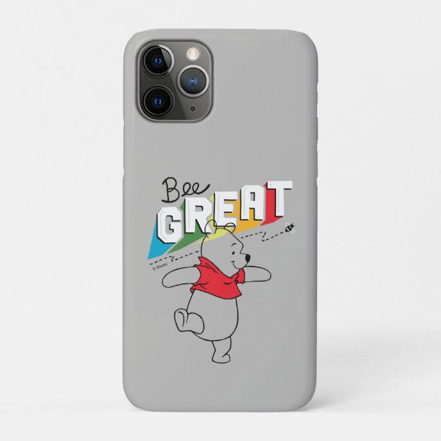 Coques Case-Mate iPhone Winnie l'Ourson| Abeille grande (Dos)