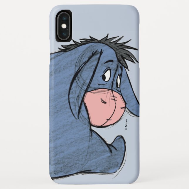 Coques Case-Mate iPhone Winnie l'Ourson| Eeyore de croquis (Dos)