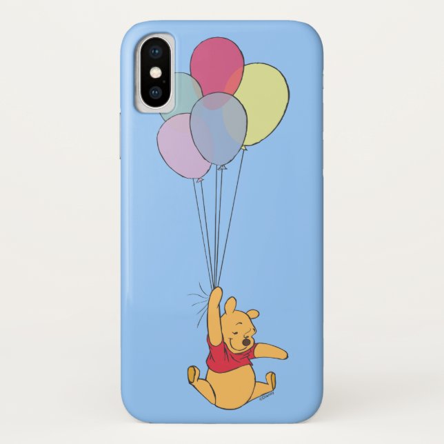 Coques Case-Mate iPhone Winnie l'ourson et les ballons (Dos)