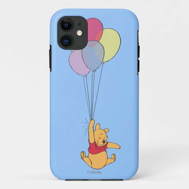 Coques Case-Mate iPhone Winnie l'ourson et les ballons (Dos)