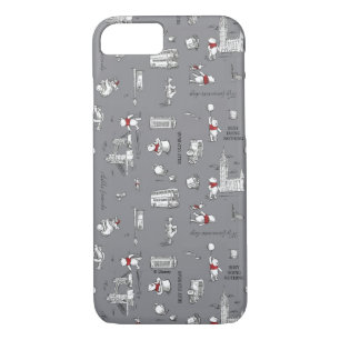 Case-Mate iPhone Case Winnie l'Ourson  Hello Friends Grey Motif