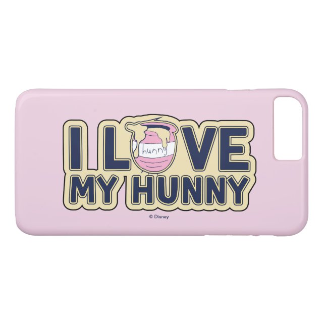 Coques Case-Mate iPhone Winnie L'Ourson| J'aime mon amour (Dos (Horizontal))