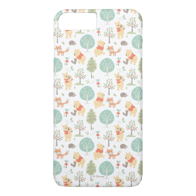 Coques Case-Mate iPhone Winnie l'Ourson| Motif des animaux de bois mignons (Dos)