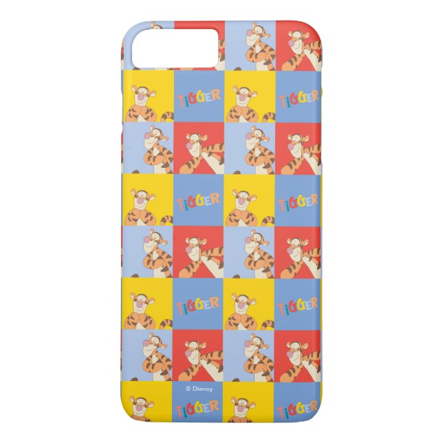 Coques Case-Mate iPhone Winnie l'Ourson| Motif en mosaïque brillante (Dos)