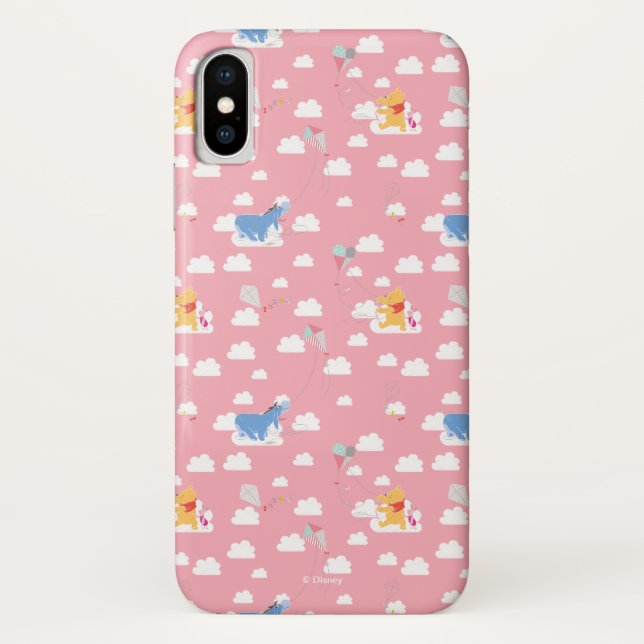 Coques Case-Mate iPhone Winnie l'Ourson| Motif Pink Flying Kite Days (Dos)
