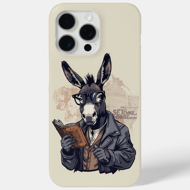 Coques Case-Mate iPhone Wise Donkey — Phone Case (Verso)
