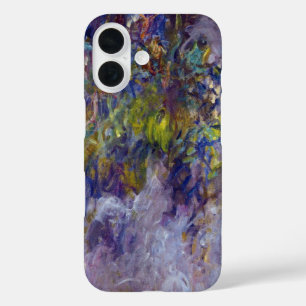 Coque Pour iPhone 16 Wisteria (moitié gauche) par Claude Monet