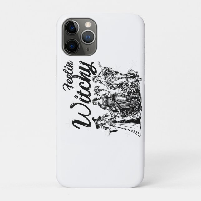 Coques Case-Mate iPhone Witchy October Vibes T-shirt Halloween Tee (Dos)