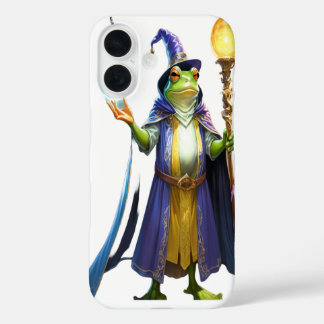 Coque Pour iPhone 16 Wizard Frog Casting Spell