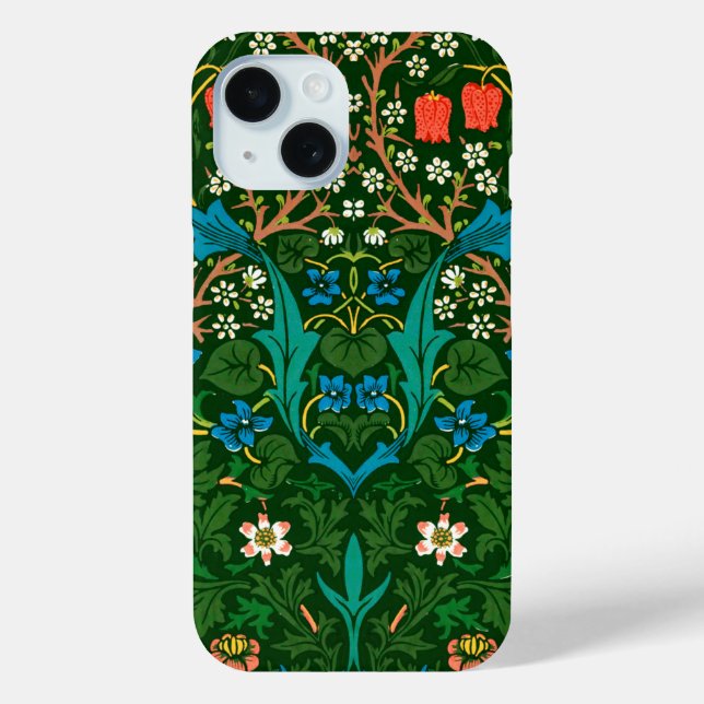 Coques Case-Mate iPhone WM Morris Blackthorn Motif Art nouveau (Verso)