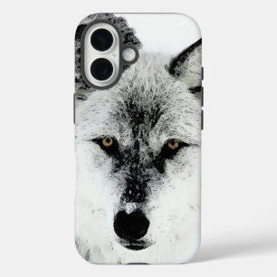 Coque Pour iPhone 16 Wolf Eyes