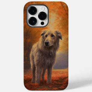 Coque Pour Pour iPhone 14 Pro Max Wolfhound à l'automne Leaves automne Inspire