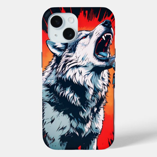 Coques Case-Mate iPhone Wolfie Rockstar (Verso)