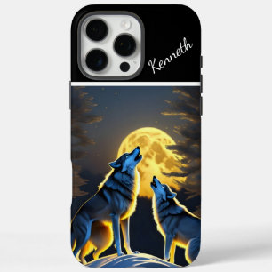 Coques iPhone 16 Pro Max Wolf's Howl atteint la Pleine lune