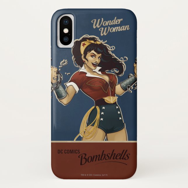 Coques Case-Mate iPhone Wonder Woman Bombshell (Dos)