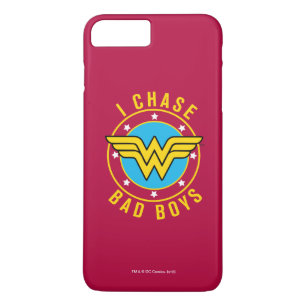 Coque iPhone 7 Plus Wonder Woman - Je chasse les mauvais garçons