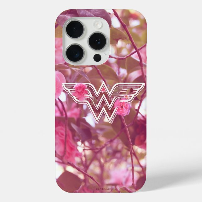 Coques Case-Mate iPhone Wonder Woman Pink Camellia Flowo (Verso)