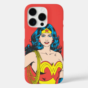 Coques iPhone 16 Pro Wonder Woman   Pose Vintage avec Lasso